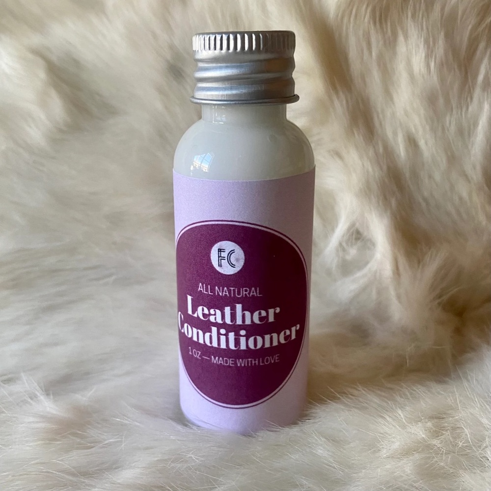 Leather Conditioner All Natural Homemade by Flower Child Vintge